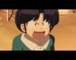  angry black_hair open_mouth ranma_1/2 school_uniform screencap short_hair solo tendou_akane 