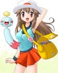  blue_(pokemon) chimecho deoxys grimer hat leaf_(pokemon) miniskirt pokemoa pokemon skirt tangela 