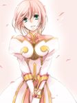  estellise_sidos_heurassein gloves pink_hair short_hair smile tales_of_(series) tales_of_vesperia 