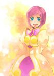  estellise_sidos_heurassein gloves pink_hair short_hair smile tales_of_(series) tales_of_vesperia 