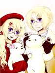  artist_request axis_powers_hetalia canada_(hetalia) dual_persona genderswap kumajiro kumajirou_(hetalia) kumarii_(hetalia) 