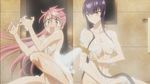  animated animated_gif bath busujima_saeko censored convenient_censoring foam gif highschool_of_the_dead nude pink_hair purple_hair takagi_saya water wet 