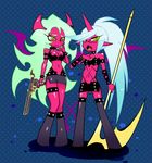  double_gold_lacytanga double_gold_spandex kneesocks_(character) kneesocks_(psg) panty_&amp;_stocking_with_garterbelt scanty scanty_(psg) 