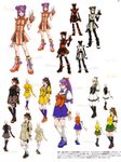  alternate_costume alternate_hair_color asamiya_athena character_sheet double_bun falcoon hairband kneehighs pantyhose red_hairband the_king_of_fighters 