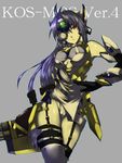  bad_id bad_pixiv_id blue_hair cameltoe garter_straps gloves kos-mos kos-mos_ver._4 panties red_eyes solo thighhighs underwear xenosaga xenosaga_episode_iii yosimura 