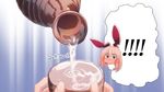  alcohol animal_ears blush bunny_ears choko_(cup) close-up cream_(nipakupa) cup pink_hair pouring reisen_udongein_inaba sake solo tokkuri touhou 