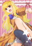  blonde_hair bow boxers from_below pokemon pov satoko_(pokemon) satoshi_(pokemon) trap underwear upskirt view_from_below 