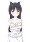  animal_ears bad_id bad_pixiv_id banned_artist bare_shoulders black_hair cat_ears dress gokou_ruri long_hair mirai_(macharge) mole mole_under_eye ore_no_imouto_ga_konna_ni_kawaii_wake_ga_nai red_eyes solo strap_slip sundress 