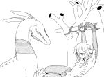  ambiguous_gender bdsm bondage bound bovid breasts caprine chairdragon duo female goat hands_above_head kemono kigoh-neko mammal restrained ribs rope s.g._the_scapegoat submissive submissive_female 