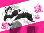  2boys blush costume crossdress crossdressing durarara!! heiwajima_shizuo maid male male_focus multiple_boys orihara_izaya yaoi 