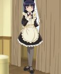  black_hair blush cat_ears gokou_ruri maid_uniform ore_no_imouto_ga_konna_ni_kawaii_wake_ga_nai red_eyes 