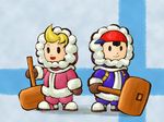  child cosplay hammer ice_climber ice_climbers lucas mallet mother mother_(game) mother_2 mother_3 ness nintendo parka pixiv_thumbnail ray_k resized super_smash_bros. 