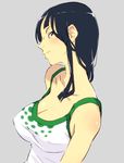  9aki black_hair breasts camisole cleavage large_breasts nico_robin one_piece solo 