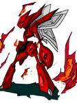  highres insect_wings no_humans pokemon pokemon_(creature) red scizor solo wings 