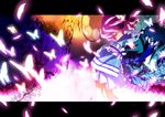  akimegu_m bug butterfly hat insect japanese_clothes pink_hair saigyouji_yuyuko short_hair solo touhou 