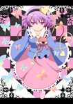  bad_id bad_pixiv_id hairband heart komeiji_satori purple_eyes purple_hair rin_(ateria) short_hair solo touhou 