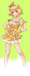  blonde_hair choker cure_pine fresh_precure! fresh_pretty_cure! hair_ornament highres magical_girl precure pretty_cure short_hair smile yamabuki_inori 