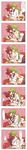  1girl absurdres bad_id bad_pixiv_id blush comic couple food gen_5_pokemon height_difference hetero highres holding holding_poke_ball holding_pokemon kabocha_torute kiss long_image n_(pokemon) pocky pocky_kiss poke_ball poke_ball_(generic) pokemon pokemon_(creature) pokemon_(game) pokemon_bw shared_food sitting sitting_on_lap sitting_on_person tall_image touko_(pokemon) translated whimsicott 