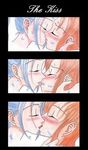  blue_hair blush kiss kissing nami nami_(one_piece) nefertari_vivi one_piece orange_hair sweat tongue vivi yuri 