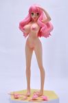  baka_to_test_to_shoukanjuu breasts busty erect_nipples figure himeji_mizuki large_breasts legs long_hair naked nipples nude photo pink_hair smile solo thighs 