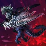  dragon highres kansou_samehada no_humans original solo tail wings 
