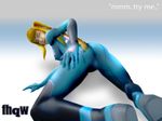  blonde_hair bodysuit boots fhqw glow metroid samus_aran shiny smile wink 