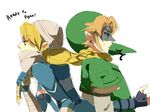  1girl androgynous bandages blonde_hair braid earrings gloves hat jewelry link long_hair muse_(rainforest) pointy_ears red_eyes reverse_trap shaded_face sheik surcoat the_legend_of_zelda the_legend_of_zelda:_ocarina_of_time 