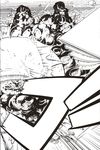  bat_wings book comic destruction doujinshi greyscale imizu_(nitro_unknown) monochrome remilia_scarlet silent_comic touhou wings 