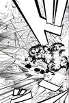  comic destruction doujinshi greyscale imizu_(nitro_unknown) monochrome no_humans silent_comic touhou 