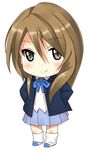  bad_id bad_pixiv_id brown_eyes brown_hair chibi extra k-on! long_hair masamuuu school_uniform solo tachibana_himeko 