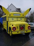  car house motor_vehicle photo pikachu pokemon school_bus tree vehicle 