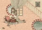  bad_id bad_pixiv_id doll masaki_(okappal) original sitting solo stairs 