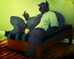  belly canine chubby daddy dilf fat gavin hairy male old presenting solo wolf 