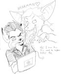  canine fox fredryk_phox fredryk_phox_(character) licking mammal paintchat tablet tongue wacom zebort 