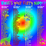  canine game list name pawprint rainbow silhouette wolf 