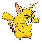  cat crossover feline hybrid male pikachu pok&eacute;mon raised_eyebrow rodent solo tom tom_and_jerry 