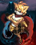  ????? fox kiske_7key male mammal solo sword weapon 