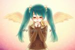  abe_(f!mixture) bad_id bad_pixiv_id closed_eyes english flower hands_clasped hatsune_miku long_hair own_hands_together smile solo transparent twintails vocaloid wings 