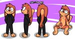  2019 5:4 animal_genitalia anthro balls blush clothed clothing cub digital_media_(artwork) erection fur hair hi_res hybrid lagomorph male mammal monkey nude penis pokefound primate rabbit smile solo young 