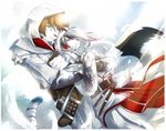  assassin&#039;s_creed assassin's_creed blush dutch_angle embrace feather feline gay kubikitsune kubikitsune_(artist) leopard male mammal sky snow_leopard tiger video_games 