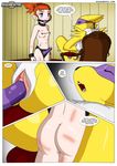  ball_gag bdsm bondage breasts butt canine couple digihentai digimon dildo domination eyes_closed female female_domination fox human lesbian open_mouth palcomix penetration pussy pussy_juice renamon rika_nonaka scar sex_toy small_breasts spread_legs spreading strapon vaginal vaginal_penetration wet 