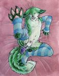  anal_masturbation anal_penetration animal_genitalia canine canine_penis chastity chastity_cage claws cum cum_on_self cum_while_penetrated dildo fluffy fox fur green green_fur hindpaw legwear male mammal masturbation milking paws penetration penis ruaidri sex_toy socks solo toeless_socks 