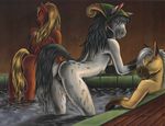  bath breasts equine female hi_res horse mare pool pussy tim_johnson 