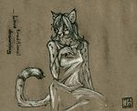  feline female mammal paintbrush solo traditional traditional_media ts-cat 
