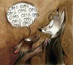  canine dialog dialogue duo fox mammal omg rat rodent skia text 