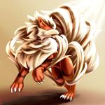  arcanine biri canine male mammal nintendo pok&#233;mon pok&eacute;mon red_eyes riot41 solo tail video_games 