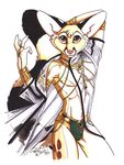  absurd_res chester hi_res jewelry loincloth male pose ringtail shirt solo terrie_smith underwear 