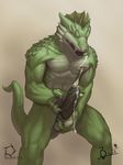  anthro ball_fondling balls biceps big_muscles big_penis claws cum cum_on_penis cum_string cumshot erection everquest eyes_closed fangs green_skin horn iksar leaking lion21 male masturbation muscles nude orgasm pecs penis pose scales scalie sheath solo ssvanti standing thick_penis toned video_games 