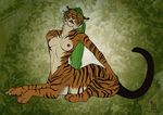  blacktail chakat chakat_blacktail feline female hair long_hair mammal nipples solo tail taodog taur tiger 