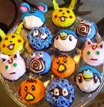  cupcake food jigglypuff marill pikachu piplup pok&eacute;mon poliwag tangela torchic 